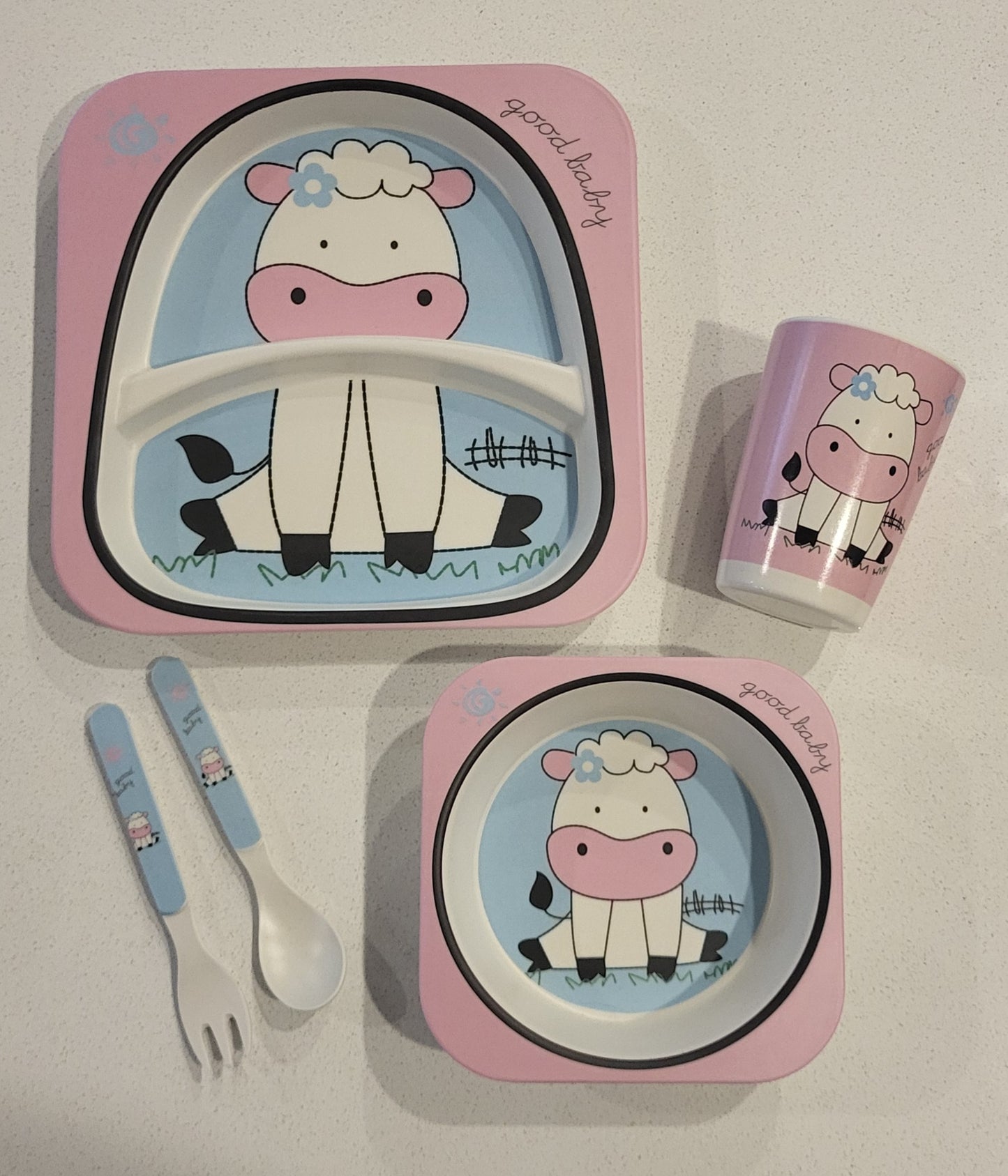 Set de dinner enfants en bamboo
