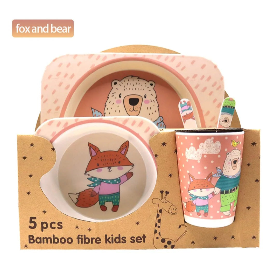 Set de dinner enfants en bamboo