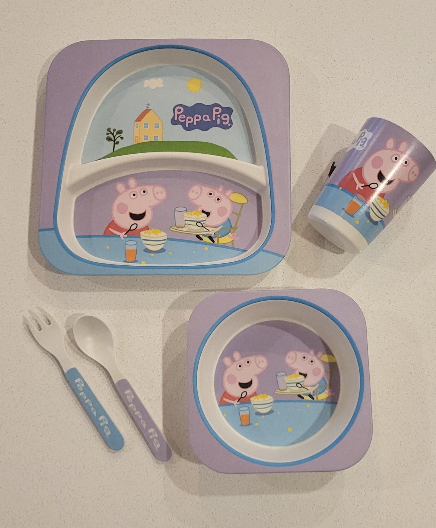 Set de dinner enfants en bamboo