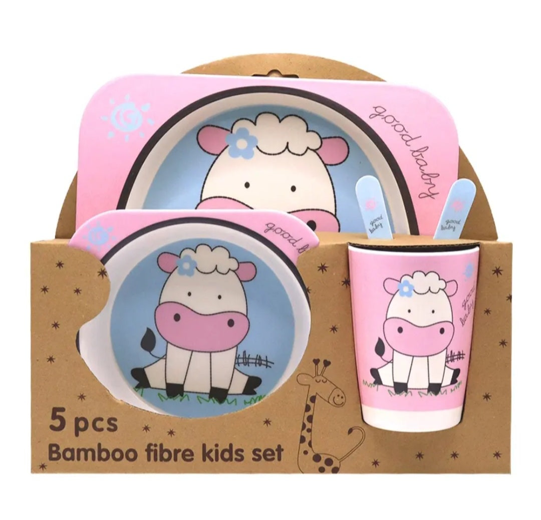 Set de dinner enfants en bamboo