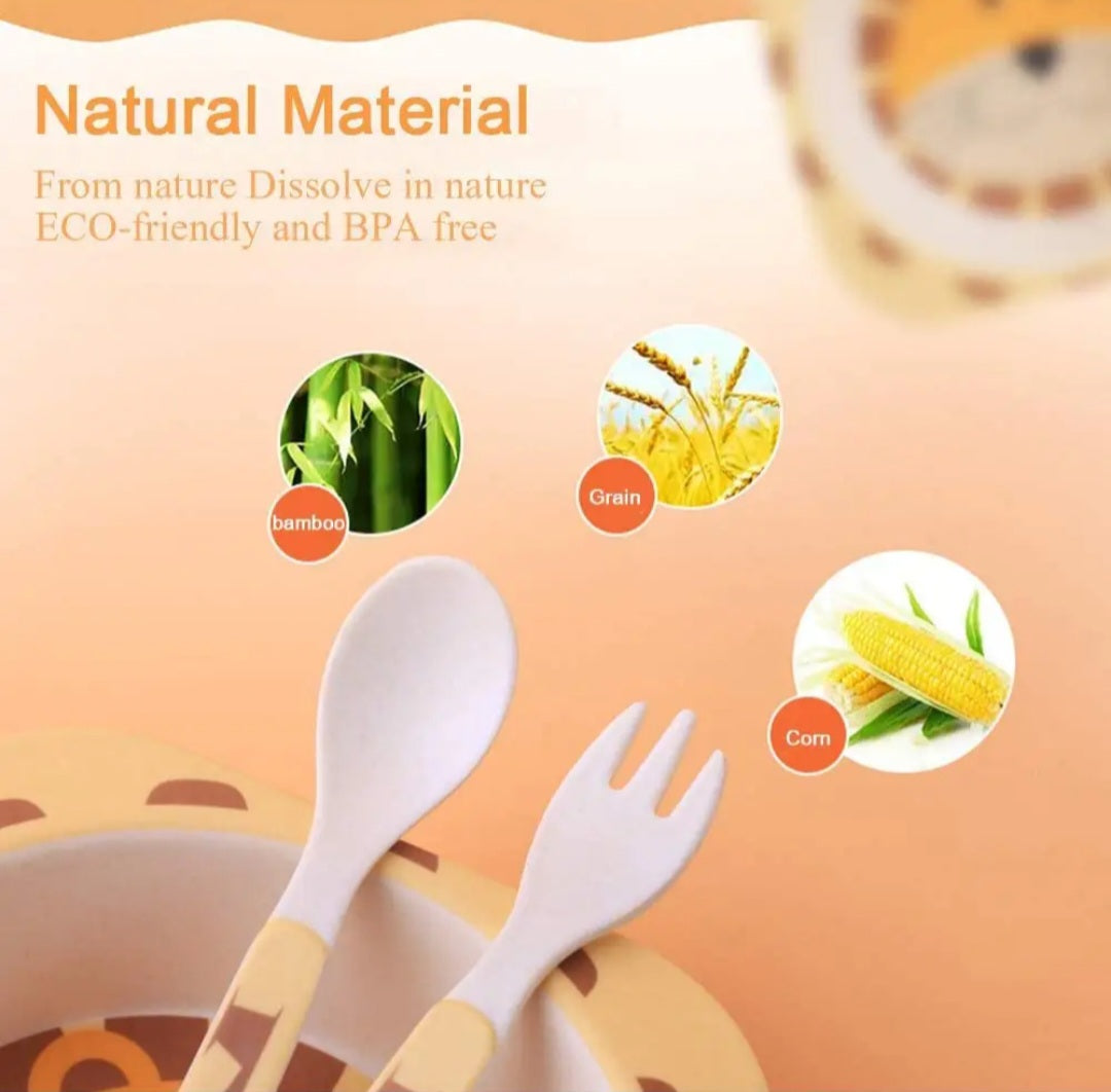 Set de dinner enfants en bamboo