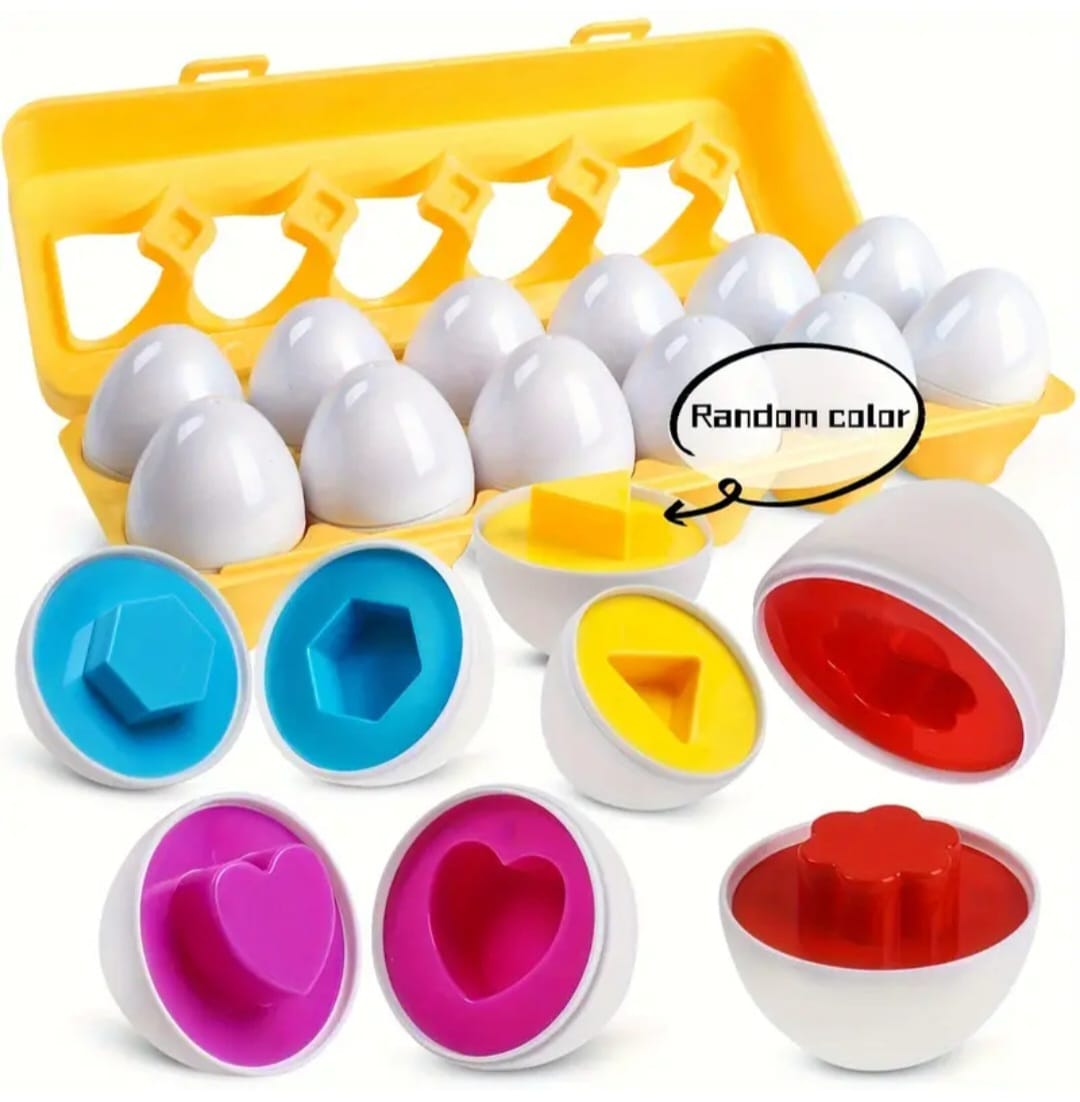 Educational Egg Sorting toy for Babies - Boite d'œufs éducative pour bébé