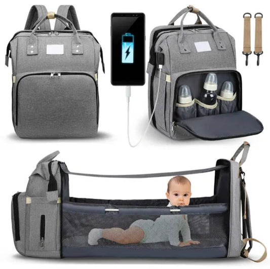 Extendable diaper backpack - Sac à langer extensible